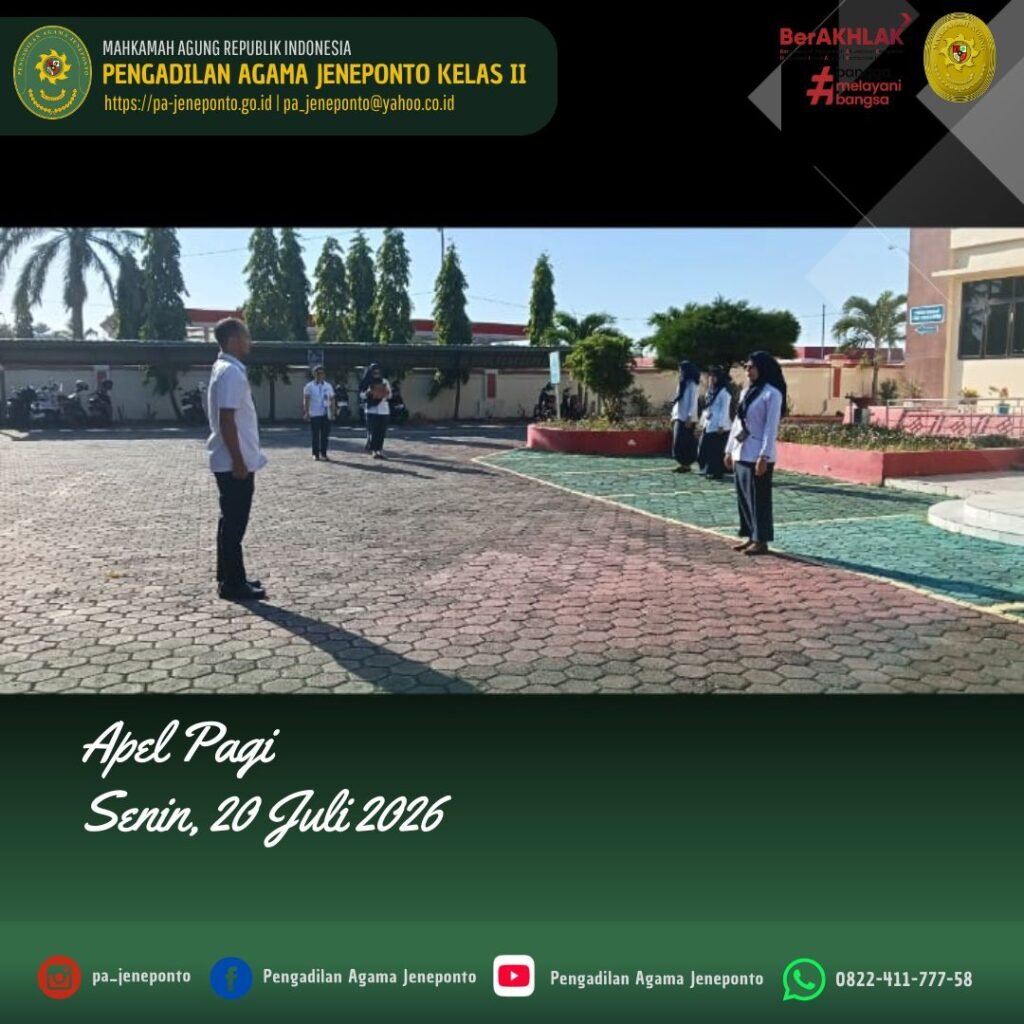 AWALI PEKAN DENGAN KOMITMEN BARU! APARATUR PA JENEPONTO DIINGATKAN JAGA INTEGRITAS DAN SIAP TINDAK LANJUTI HASIL PENGAWASAN